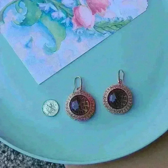 Milor Italy bronze milor Italy rose gold Tone  earrings - Picture 12 of 15